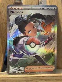 Nemona 238/091 Special Illustration Rare SIR Paldean Fates Pokemon Near Mint NM - Image 1