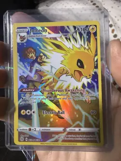 Pokemon TCG Jolteon TG04/TG30 Holo Rare Trainer Gallery Brilliant Stars - Image 1