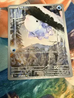 Pokemon TCG SV05: Temporal Forces #168/162 Snom NM - Image 1