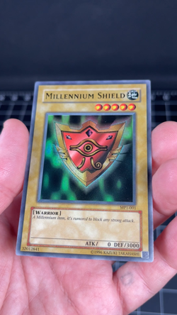 Yugioh TCG Millennium Shield McDonald's Promo MP1-001 Ultra Rare PSA NM Mint - Image 2