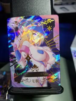 Waifu Card Dark Magician Girl Yu-Gi-Oh Foil MINT - Image 1