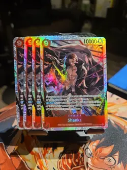 Shanks ST23-002 SR One Piece TCG Card Game NM Red Play Set X4 English - Image 1