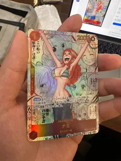 ONE PIECE Card Game Nami OP01-016 Manga Alt Art Parallel The Best Japanese - Image 2