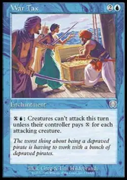 War Tax -Foil Medium Play MTG Mercadian Masques - Image 1