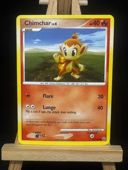 Pokemon Card Chimchar Majestic Dawn Common 56/100 Near Mint - Read Description - Image 1