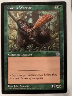 Gorilla Warrior - Portal - Magic the Gathering MTG Nice! - Image 1