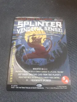 Splinter Vengeful Sensei Ink-eyes Servant of Oni TMNT Secret Lair Ronin - Image 1