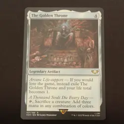 The Golden Throne MTG Warhammer 40,000 (40K) Rare 157 NM - Image 1