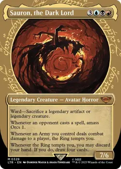 1* Sauron, the Dark Lord - Showcase - Magic The Gathering - MTG - Image 1