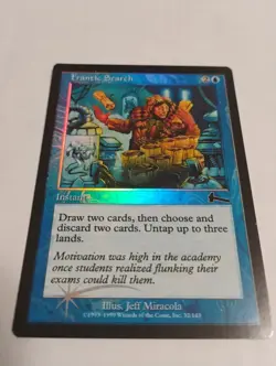 Frantic Search MtG Urza's Legacy Foil - Image 3