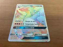 Charizard GX (Secret) 150/147 Burning Shadows Pokemon Rare Brazilian Card NM+ - Image 4