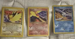 Moltres, Zapdos & Articuno Pokemon Movie Promo 3 Legendary Birds Spanish - Image 1