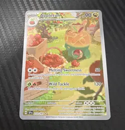 Pokemon TCG Appletun 211/191 Sv08 Surging Sparks Illustration Rare Holo - Image 1