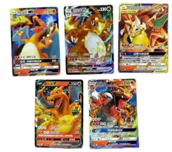Lots Charizard Set Pokemon TCG S-Chinese Charizard Vmax V GX Card Holo RRR RR - Image 1