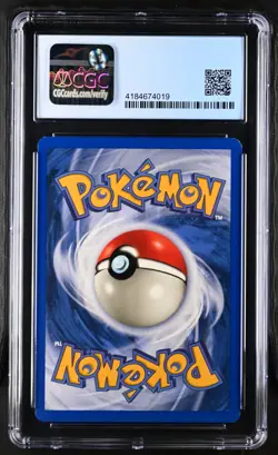 Dark Omanyte 1st Ed. 37/105 CGC 9 Neo Destiny 2002 SCRACHED Graded Pokemon Slab - Image 2