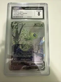 Pokemon TCG Celebi v 245/264 CGC Graded 8 - Image 1