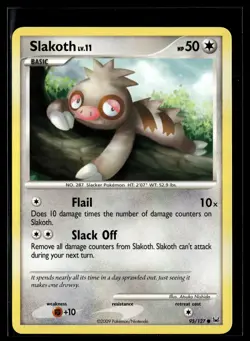 Slakoth 95/127 Platinum Common Pokemon - Image 1