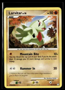 Larvitar 87/123 Mysterious Treasures Common Pokemon - Image 1