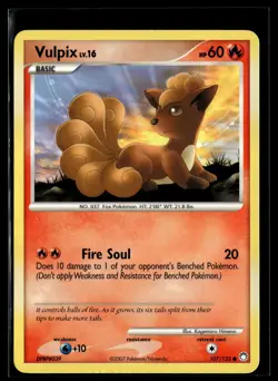 Vulpix 107/123 Mysterious Treasures Common Pokemon - Image 1