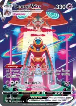 Lightly Played Deoxys VMAX - GG45/GG70 - Ultra Rare Pokemon Crown Zenith - Image 1