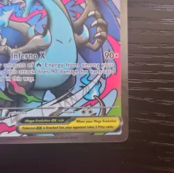 Pokemon TCG Mega Charizard X EX 023 Me: Mega Evolution Promo Full Art Holo - Image 4