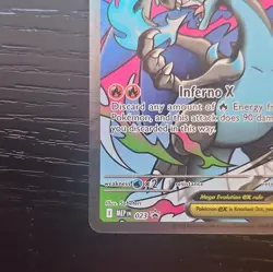 Pokemon TCG Mega Charizard X EX 023 Me: Mega Evolution Promo Full Art Holo - Image 5