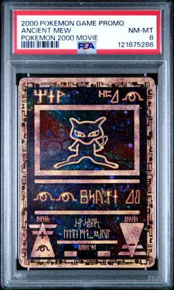 2000 POKEMON GAME MOVIE POKEMON 2000 MOVIE ANCIENT MEW PSA 8 - Image 1