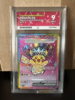 Pokemon TCG Pikachu Ex Ascended Heroes 277/217 Special Illustration ACE 9 - Image 1