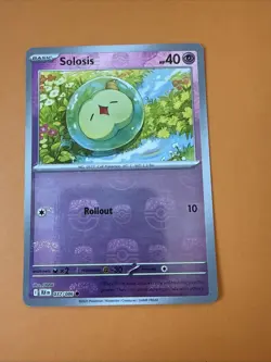 Solosis (Master Ball Pattern) Common - Pokemon Black Bolt 037/086 NM - Image 1
