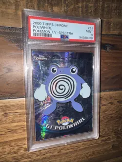 Pokemon Topps Chrome Spectra Poliwhirl Psa 9 - Image 3