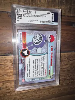 Pokemon Topps Chrome Spectra Poliwhirl Psa 9 - Image 4