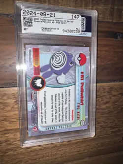 Pokemon Topps Chrome Spectra Poliwhirl Psa 9 - Image 5