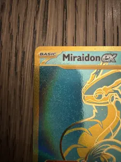 2024 Pokemon Scarlet & Violet Paldean Fates Miraidon Ex 243/091 - Image 2