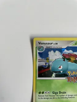 2009 Pokemon, Pokemon Rumble, # 1/16 Venusaur LV. 56, Promo-Holographic and Rare - Image 3