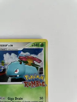 2009 Pokemon, Pokemon Rumble, # 1/16 Venusaur LV. 56, Promo-Holographic and Rare - Image 4