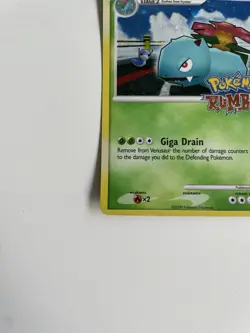 2009 Pokemon, Pokemon Rumble, # 1/16 Venusaur LV. 56, Promo-Holographic and Rare - Image 5