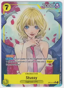 Stussy Op13-110 V2 Alt Art NM One Piece TCG NM English - Image 1