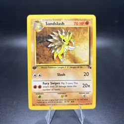 1st Edition Sandslash 41/62 - Fossil - Uncommon - Pokemon Vintage Card- NM -j - Image 1