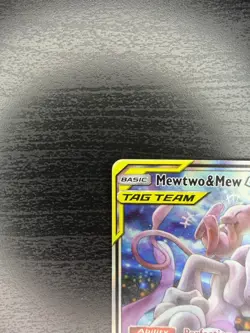Pokemon Mewtwo and Mew Tag Team GX Sun Moon SM191 Holo Promo Card NM - 1 - Image 2