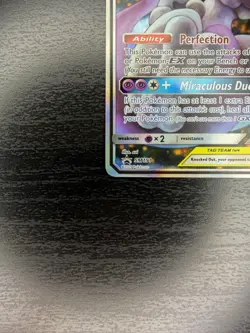 Pokemon Mewtwo and Mew Tag Team GX Sun Moon SM191 Holo Promo Card NM - 1 - Image 4