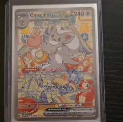 Cinccino ex 119/086 chaos, rising. Secret Rare Full Art Holo Pokemon Card - Image 4