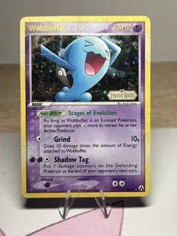 Wobbuffet 28/92 Ex Legend Maker Reverse Holo Foil Stamped Pokemon Card DMG - Image 1