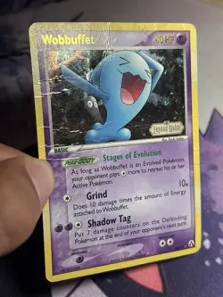 Wobbuffet 28/92 Ex Legend Maker Reverse Holo Foil Stamped Pokemon Card DMG - Image 4