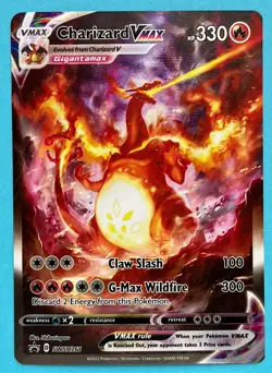 Charizard VMAX SWSH261 Black Star Promos Holo Card NM Condition - Image 1