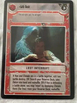 Decipher Star Wars CCG Jabba's Palace LIFE DEBT Card NEVER PLAYED - Image 1