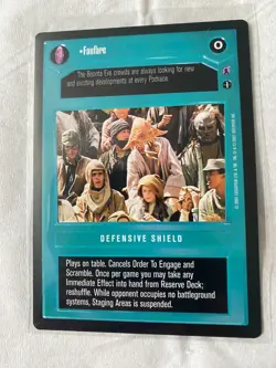 Decipher Star Wars CCG Reflections III FANFARE Card NM - Image 1