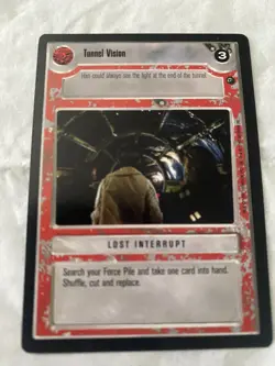 Decipher Star Wars CCG TUNNEL VISION Card NM - Image 1