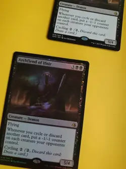 Archfiend of Ifnir x2 1 is foil Rare Demon Magic the Gathering 2 Card Amonkhet - Image 5