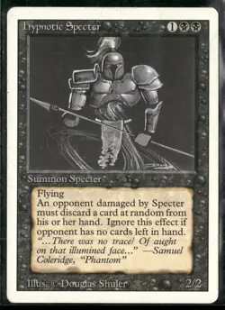 Revised Edition Magic: The Gathering Hypnotic Specter LP MTG - Image 1