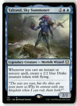 Talrand, Sky Summoner 131 Rare Commander 2021 Magic: The Gathering Near Mint - Image 1
